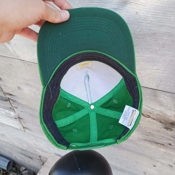 John Deere Hat Cap Snapback Green Youth Kids Farm Tractor Green Yellow San Sun - Picture 8 of 9